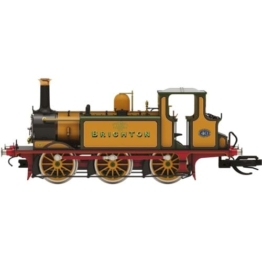 Hornby TT:120 TT3039M LB&SCR - Terrier - 40 'Brighton' Dampflokomotive Ära 2 Modellbahnwagen, Gelb/Grün - 1