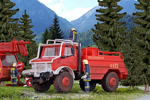 Kibri 18270" H0 Feuerwehr UNIMOG Waldbrandlöschfahrzeug Fahrzeug - 1