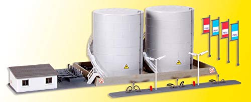 Kibri 37467 - N Zwei Hochtanks Miro mit Bürogebäude und Abfüllstation - 2