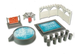 Kibri 38148 - H0 Deko Set Garten und Terrasse - 1