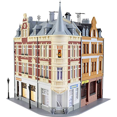 Kibri 38295 H0 Stadthaus mit Figur und Hausbeleuchtung Set - 1