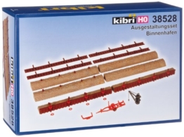 Kibri 38528 - H0 Ausgestaltungsset Binnenhafen - 1