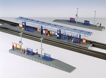 Kibri H0 Modellbahn Bahnsteig Bahnsteig Sulzburg C-Gleis für Erwachsene - 1
