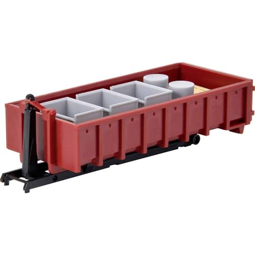 Kibri Hakenabrollaufbau mit Abrollmulde und Ladegut | Bausatz Spur H0#15709 - 1