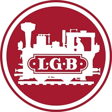 LGB 70503 - Gartenbahn Starterset Personenzug– L70503, Gartenbahn-Modelleisenbahn, mit Lokomotive und Zwei Waggons, Outdoor-Eisenbahn, Spur G - 5