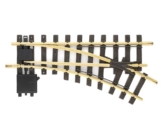 LGB Gartenbahn Handweiche rechts 12000 – Spur G Eisenbahnzubehör für Gartenbahn & Modellbau | Robuste Weiche für Outdoor-Anlagen I Radius R1-30 Grad - 1