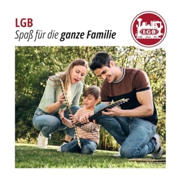 LGB – gerades Gleis 1200 mm – L10610, gerades langes Gleiselement, Gleiserweiterung für Gartenbahn, Gleismaterial, Zubehör, Spur G, Maßstab 1:22,5 - 8