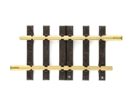 LGB – gerades Gleis 150 mm – L10150, gerades langes Gleiselement, Gleiserweiterung für Gartenbahn, Gleismaterial, Zubehör, Spur G, Maßstab 1:22,5 - 1