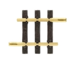 LGB – gerades Gleis 82 mm – L10080, gerades langes Gleiselement, Gleiserweiterung für Gartenbahn, Gleismaterial, Zubehör, Spur G, Maßstab 1:22,5 - 1