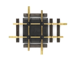 LGB – Kreuzung Radius 90° - 13100, Gleiserweiterung für Gartenbahn, Gleismaterial, Zubehör, Spur G, Maßstab 1:22,5 - 1