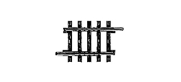 Märklin 2208 - Gleis ger. 35,1 mm, Inhalt 10 Stück - 1