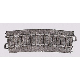 Märklin 24215 H0 Gebogenes Gleis R2 437,5 mm, 15 Grad, 6er Set - 1