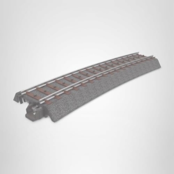 Märklin 24315 – Gebogenes Gleis, 6er Set, C-Gleis, Spur H0 - 4