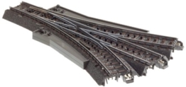 Märklin 24630 C-Gleis Dreiwegweiche – Länge 188,3 mm – Abzweigwinkel 2 × 24,3° – Flexible Gleisführung – robuste Click-Verbindung – Spur H0 – ab 15 Jahren - 1
