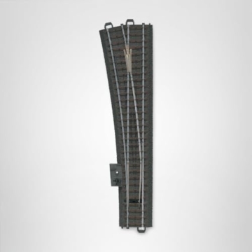 Märklin 24711 C-Gleis Schlanke Weiche Links – Länge 236,1 mm – Zweiggleisradius 1114,6 mm – Weichenbogen 12,1° – Herzstück 10° Metall – Spur H0 – ab 15 Jahren - 6
