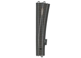 Märklin 24712 C-Gleis Schlanke Weiche rechts – Länge 236,1 mm – Zweiggleisradius 1114,6 mm – Weichenbogen 12,1° – Herzstück 10° Metall – Spur H0 – ab 15 Jahren - 1