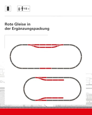 Märklin 24802 - Digitale C-Gleis-Ergänzungspackung D2, Spur H0 - 3
