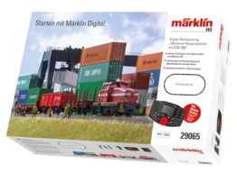Märklin 29065 Digital-Startpackung Moderner Rangierbetrieb, Spur H0 Modelleisenbahn, viele Soundfunktionen, mit Mobile Station und C-Gleis Schienen - 1