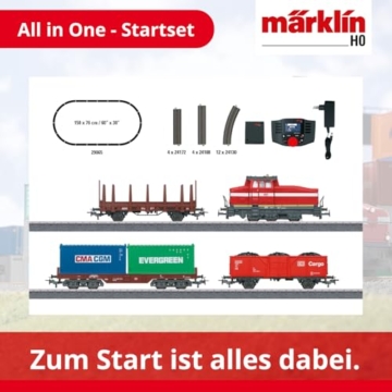 Märklin 29065 Digital-Startpackung Moderner Rangierbetrieb, Spur H0 Modelleisenbahn, viele Soundfunktionen, mit Mobile Station und C-Gleis Schienen - 6