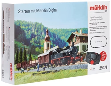Märklin 29074 BR 74 Digital-Startpackung Güterzug Epoche 3, Spur H0 Modelleisenbahn, viele Soundfunktionen, mit Mobile Station und C-Gleis Schienen - 1