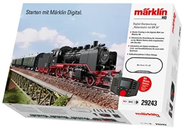 Märklin 29243, Spur H0 2943-Digital-Startpackung, Modelleisenbahn, viele Soundfunktionen, mit Mobile Station und C-Gleis Schienen, 1:87 - 1