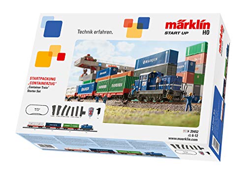 Märklin 29452 Modelleisenbahn Containerzug H0 Modellbahn Startset, Bunt - 1