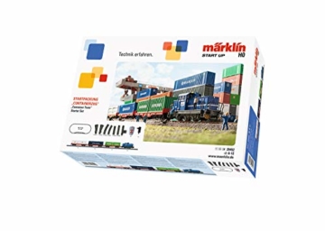 Märklin 29452 Modelleisenbahn Containerzug H0 Modellbahn Startset, Bunt - 3