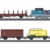 Märklin 29468 - Digital-Startpackung Schwedischer Güterzug Epoche 6, Spur H0 Modelleisenbahn, viele Soundfunktionen, mit Mobile Station C-Gleis Schienen, 49.9 x 3.5 x 5 cm - 2