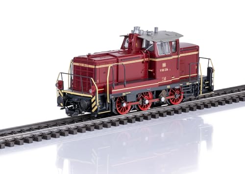 Märklin 38600 Diesel-Rangierlokomotive V 60 Modelleisenbahn - Spur H0 - mit Pufferspeicher und mfx Decoder -Maßstab 1:87 - 2