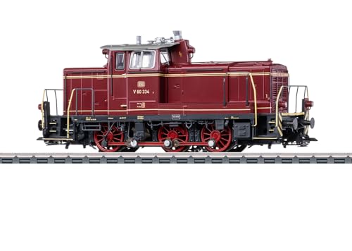 Märklin 38600 Diesel-Rangierlokomotive V 60 Modelleisenbahn - Spur H0 - mit Pufferspeicher und mfx Decoder -Maßstab 1:87 - 1