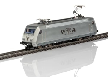 Märklin 39475 Elektrolokomotive BR 101 W:O:A Wacken Design Spur H0 – Sammler Lok für Hard Rock & Metal Fans - 3