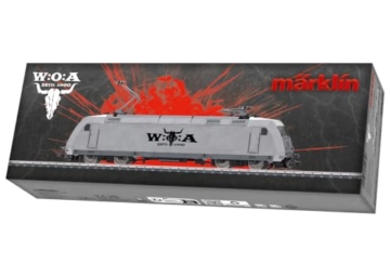 Märklin 39475 Elektrolokomotive BR 101 W:O:A Wacken Design Spur H0 – Sammler Lok für Hard Rock & Metal Fans - 1
