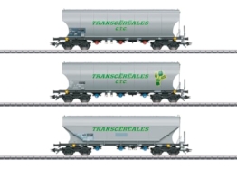 Märklin 46346 - Güterwagen-Set Getreidesilowagen mit 3 Wagen, Spur H0 - 1