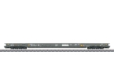 Märklin 47408 Güterwagen „Rollende Landstraße“ – H0 Wechselstrom – Niederflurwagen Bauart Saadkms RAlpin AG – Metallaufbau, Haltekeile & Sonderkupplung – Epoche VI – Wagenmodell 21,4 cm - 1