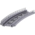 Märklin 7267 - Gebogenes Rampenstück, Spur H0, Grau - 1