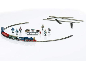 Märklin 81845 - Spur Z Weihnachtsstartpackung mit Dampflok, Wagen und Mini-Weihnachtsmarkt, ab 15 Jahre, Maßstab 1:220 - 3