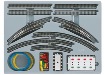 Märklin - 8192 - Spur Z - Starter Set Erweiterung - Gleissystem Erweiterung - Detaillierte Ausführung - Ideal für Modellbahnliebhaber - Maßstab 1:220 - 1