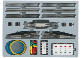Märklin - 8194 Spur Z - Starter Set Erweiterung - Gleissystem Erweiterung - Detaillierte Ausführung - Ideal für Modellbahnliebhaber - Maßstab 1:220 - 1