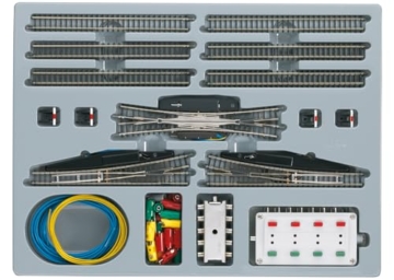 Märklin - 8194 Spur Z - Starter Set Erweiterung - Gleissystem Erweiterung - Detaillierte Ausführung - Ideal für Modellbahnliebhaber - Maßstab 1:220 - 1