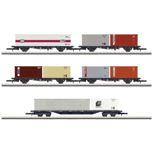 Märklin 82664 Z 5er-Set Wagen Container-Transport, MHI - 1