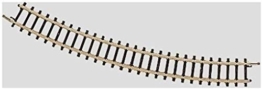 Märklin 8521 - Gleis geb. r195 mm, 30 Gr., Inhalt 10 Stück, Spur Z - 1