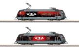 Märklin 88666 Elektrolokomotive BR 101 W:O:A Wacken Design Spur Z – Sammler Lok für Hard Rock & Metal Fans - 1