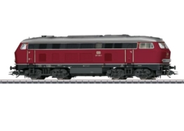 Märklin Diesellokomotive Baureihe 217 Spur H0 – Digital mfx+, LED-Licht, Führerstandsbeleuchtung, Epoche IV, Hochleistungsantrieb – Modellbahn-Lok für Sammler & Profis, Art. 39274 - 1
