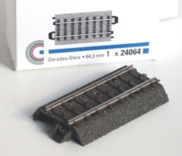 Märklin Gerades Gleis | 64,3 mm | C-Gleis Spur H0#24064 - 1
