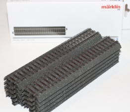 Märklin H0 10 gerade C-Gleise 24188 Länge 188,3 mm - 1