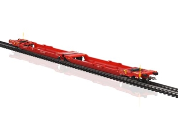 Märklin H0 Doppel-Taschenwagen Sdggmrss 738 mit 2 Sattelaufliegern - 2