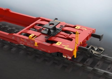 Märklin H0 Doppel-Taschenwagen Sdggmrss 738 mit 2 Sattelaufliegern - 5