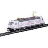 Märklin H0 - Weihnachtslokomotive BR 185.2 – mfx-Decoder – Spezialmotor - Kupplungsbügel mit 24-karätigem Gold vergoldet - Epoche VI - 1