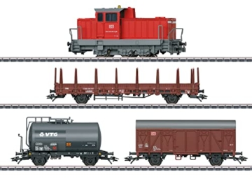 Märklin Modelleisenbahn Digital-Startpackung Moderner Rangierbetrieb 29469 – Diesel-Lokomotive mit Kesselwagen und Güterwagen, inklusive mobiler Station und automatischer Verbindung - 2