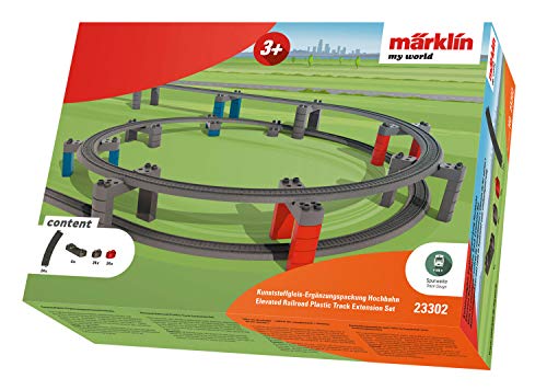 Märklin My World 23302 - Kunststoffgleis-Ergänzungspackung Hochbahn - 2